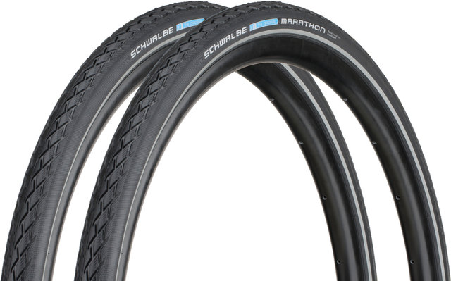 Marathon 28" Drahtreifen 2er-Set - schwarz-reflex/37-622