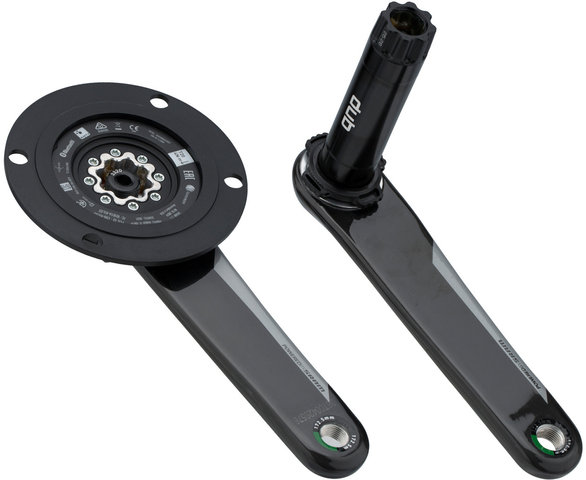 QUARQ DFour DUB Power Meter Carbon Crankset - black/172.5 mm