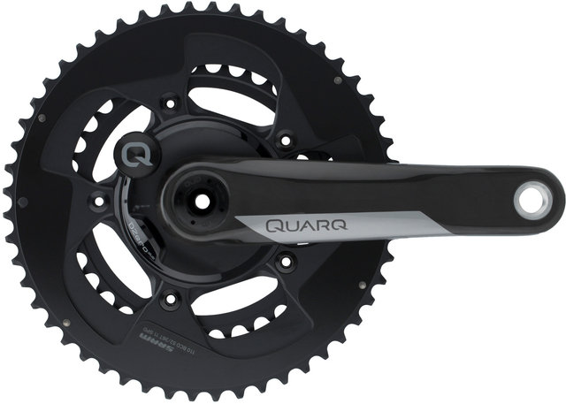 QUARQ DZero DUB Power Meter Compact Carbon Crankset - black/172.5 mm 36-52