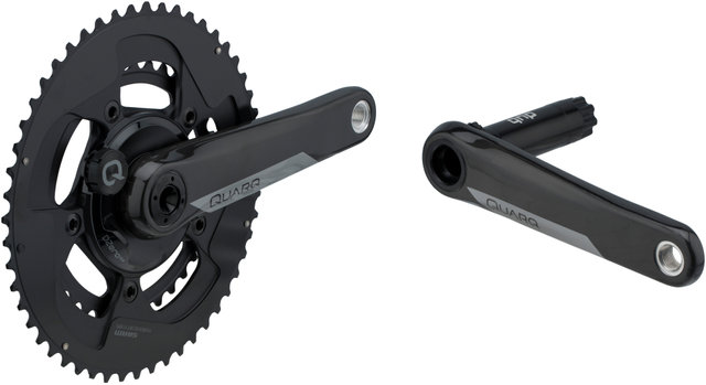 QUARQ DZero DUB Power Meter Compact Carbon Crankset - black/172.5 mm 36-52