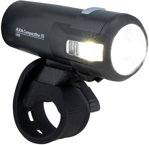 Axa Lampe Avant Compactline 35 USB (StVZO) - noir/35 Lux