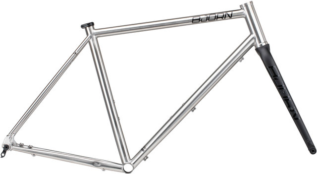 Stainless Steel Disc Frameset - silver/M/L