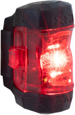Luz trasera LED IXXI con aprobación StVZO - negro-rojo/universal