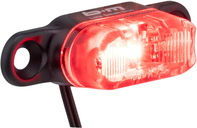 busch+müller Luz trasera LED Toplight Line Small con aprobación StVZO - negro-rojo/universal