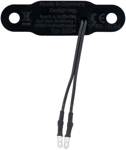 Toplight Line Small LED Rücklicht mit StVZO-Zulassung - schwarz-rot/universal