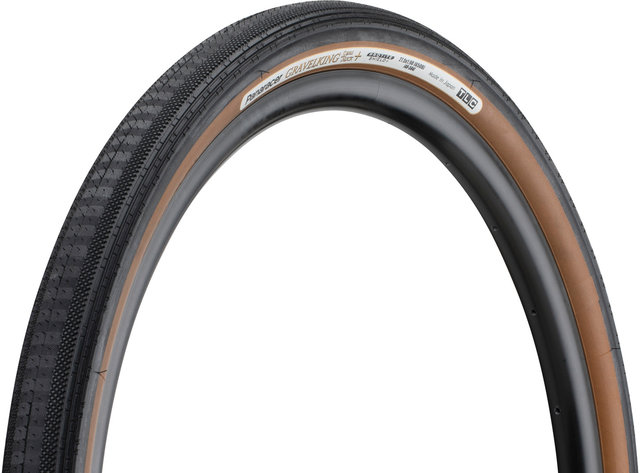 Panaracer Gravelking Semi Slick Plus TLC 27.5" Folding Tyre - black-brown/27.5x1.9 (48-584)