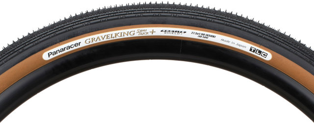Gravelking Semi Slick Plus TLC 27.5" Folding Tyre - black-brown/27.5x1.9 (48-584)