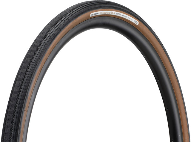 Gravelking Semi Slick Plus TLC 28" Folding Tyre - black-brown/40-622 (700x38c)
