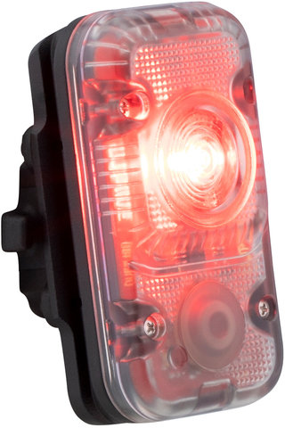 Rotlicht Rücklicht mit Bremslicht mit StVZO-Zulassung - transparent-schwarz/40 Lumen