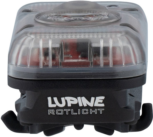 Lampe Arrière Rotlicht avec Feu Stop (StVZO) - transparent-noir/40 lumens