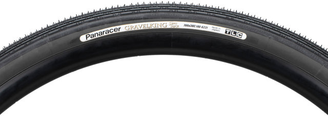 Panaracer Pneu Souple Gravelking Semi Slick TLC 28" - black/40-622 (700x38C)