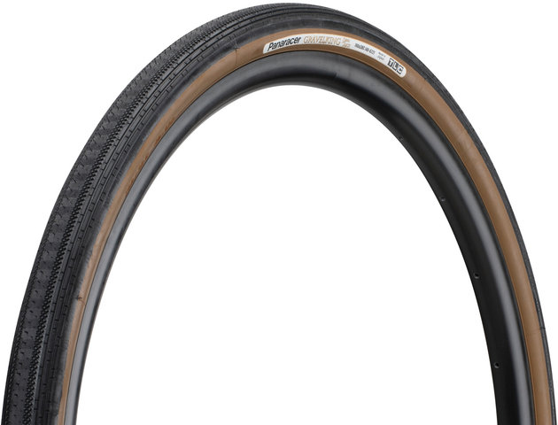 Gravelking Semi Slick TLC 28" Folding Tyre - black-brown/40-622 (700x38c)