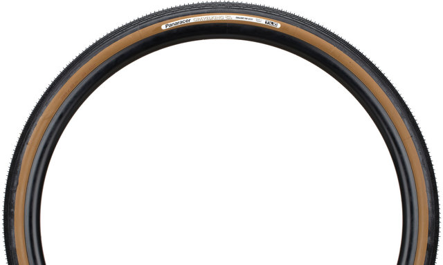 Panaracer Cubierta plegable Gravelking Semi Slick TLC 28" - black-brown/40-622 (700x38C)