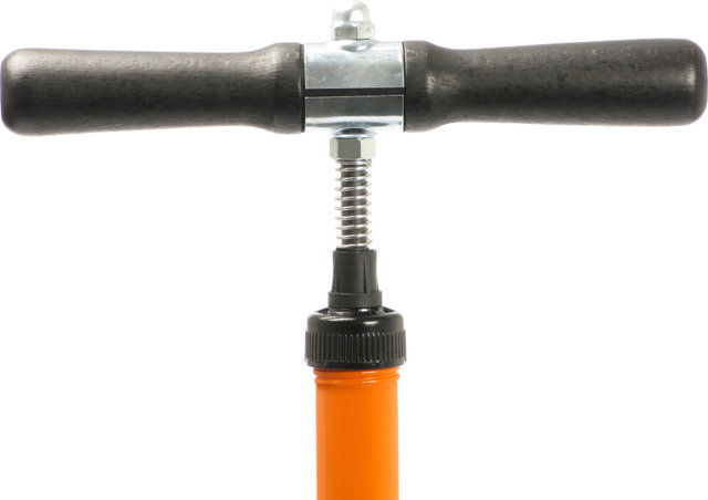 SKS Rennkompressor Floor Pump with E.V.A. Head - orange