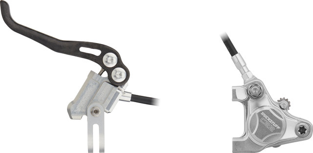 Trickstuff Set de freins à disque Piccola Carbon avant + arrière Flatmount - argenté-argenté/Ensemble/gauche/droite (spécifique)