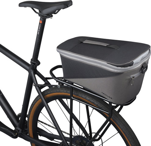 Racktime Bolsa de bicicleta Talis 2.0 - carbon black-stone grey/8000 