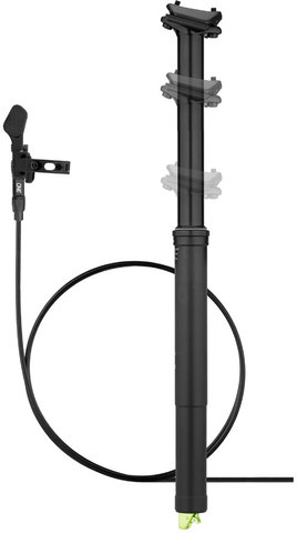 Dropper Post V2 180 mm Sattelstütze mit Remotehebel Klemmschelle - black/31,6 mm / 465 mm / SB 0 mm