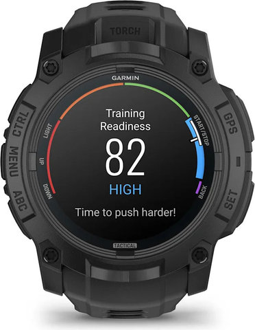 Garmin Instinct 3 50 mm AMOLED Tactical Edition GPS multisport smartwatch - black