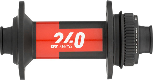 DT Swiss 240 Classic Road Disc Center Lock VR-Nabe - schwarz/12 x 100 mm / 28 Loch