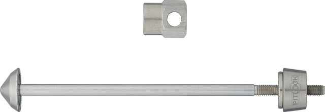 Pitlock Set de bloqueadores 04 rueda delantera - plata/119 mm