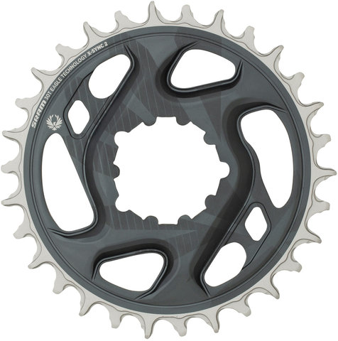 SRAM X-Sync 2 GX Eagle Direct Mount 6 mm Chainring - lunar grey/30 tooth