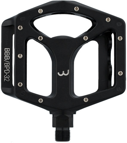 BBB Pédales à Plateforme MountainHigh BPD-32 MTB - noir mat/universal