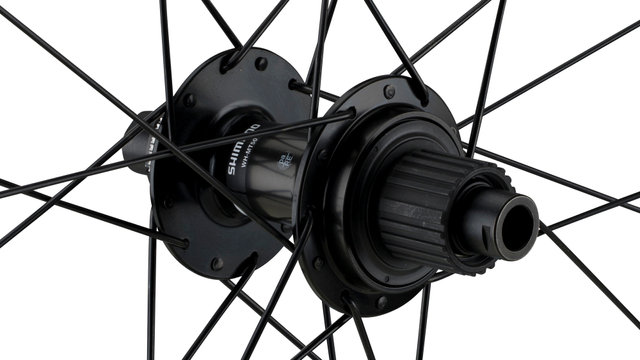 Shimano Set de Roues WH-MT500-CL-B / WH-MT501-CL-B Disc Center Lock 29" - noir/set de 29" (av 15x110 Boost + arr 12x148 Boost) Shimano Micro Spline