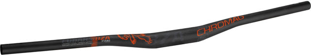 BZA 35 15 mm Carbon Riser Handlebars - black-orange/800 mm 9°