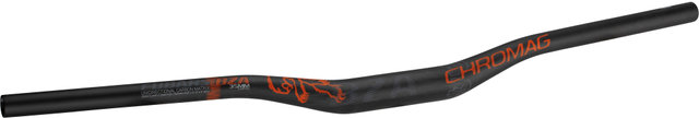 Chromag BZA 35 25 mm Carbon Riser Handlebars - black-orange/800 mm 9°