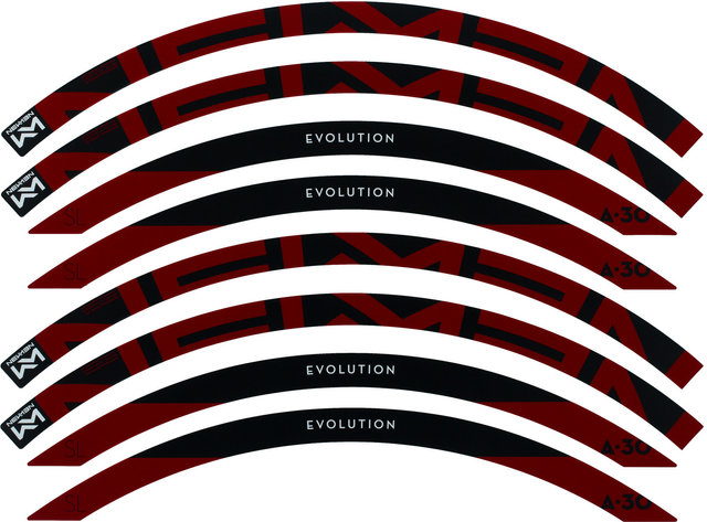 Felgen Decal Kit A.30 - red/27,5"