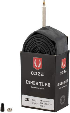 Onza Cámara de aire SA3 para 26" - negro/26 x 2,1-2,6 SV 47 mm