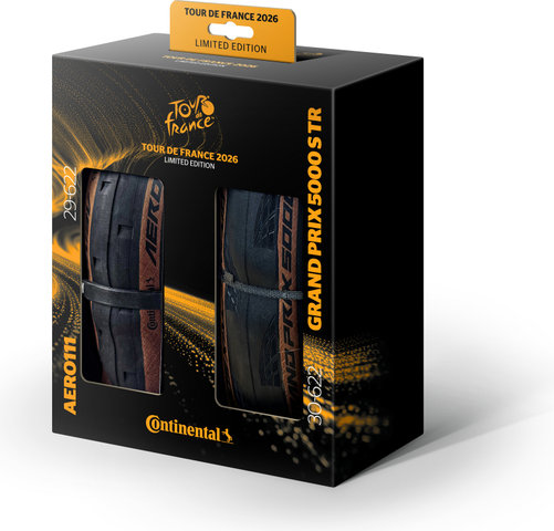 Continental juego de neumáticos plegables Aero 111 Race Edición Limitada TDF 2026 - black transparent | 28 | 29/30-622