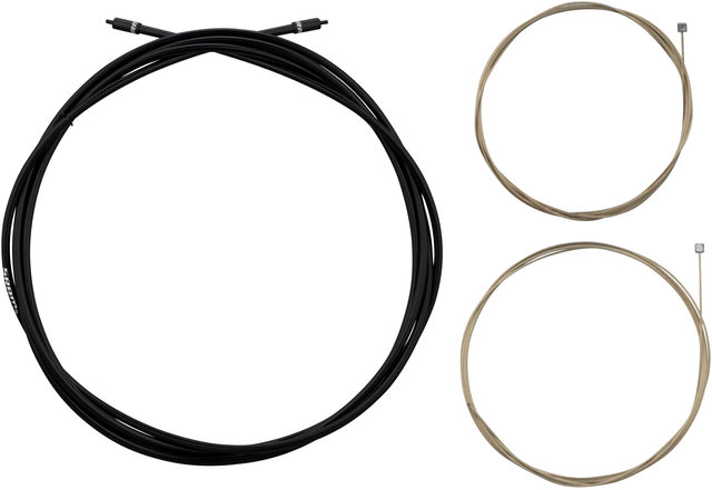 Kit de cables de cambios SlickWire Coated - black/universal