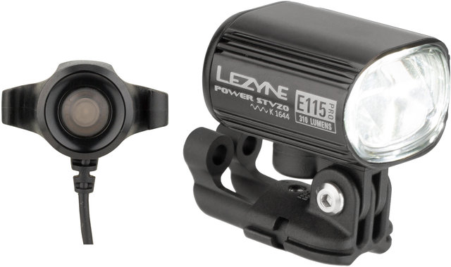 Lezyne Power Pro E115 Switch LED E-Bike Frontlicht mit StVZO-Zulassung - schwarz/310 Lumen