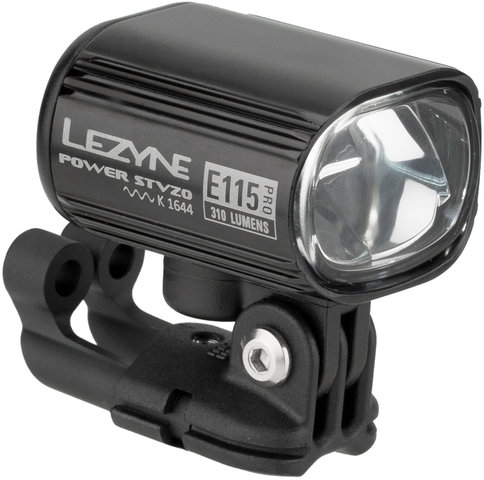 Lezyne Power Pro E115 Switch LED Front Light for E-Bikes - StVZO Approved - black/310 lumen