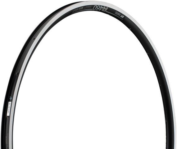 Cerchio DT Swiss R 460 700c Disco 28 Fori - Lega Nera Tubeless Ready Per Bici Da Strada