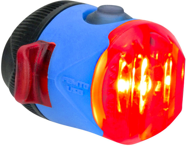 Lezyne Femto USB LED Rear Light - StVZO Approved - blue/universal