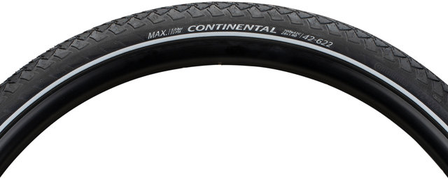 Continental Contact Plus 28" Wired Tyre - black-reflective/28x1.60 (42-622)