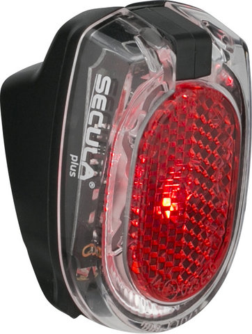 busch+müller Lampe Arrière à LED Secula Plus (StVZO) - rouge-transparent/fixation aux gardes-boue