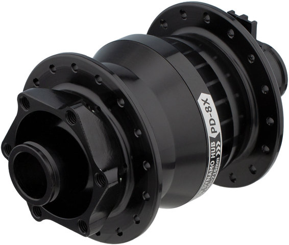 Nabendynamo PD-8X-110 QR15 Disc 6-Loch - schwarz/32 Loch