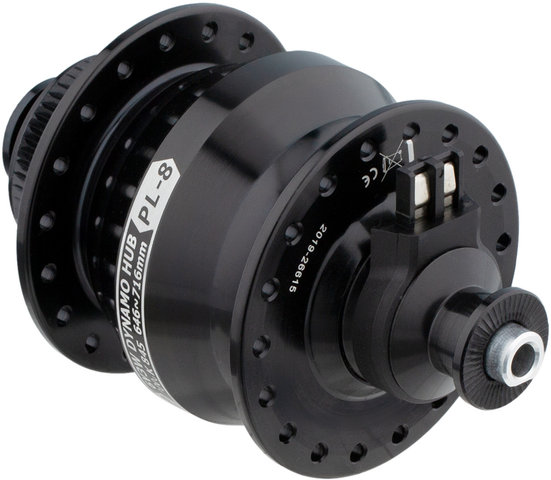 Dinamo de buje PL-8 Disc Center Lock - negro/36 agujeros