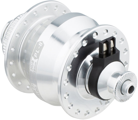 Dinamo de buje PL-8 Disc Center Lock - plata/36 agujeros