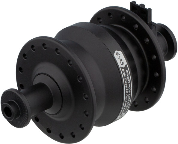 Shutter Precision SV-9 V-Brake Dynamo Hub - black/32 hole