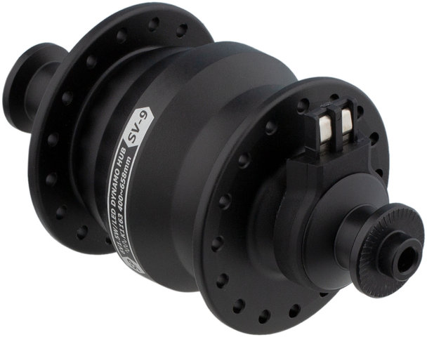 Shutter Precision SV-9 V-Brake Dynamo Hub - black/32 hole