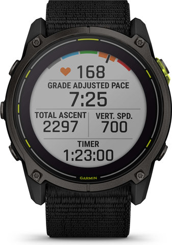 Garmin Enduro 3 Smartwatch - black-carbon gray
