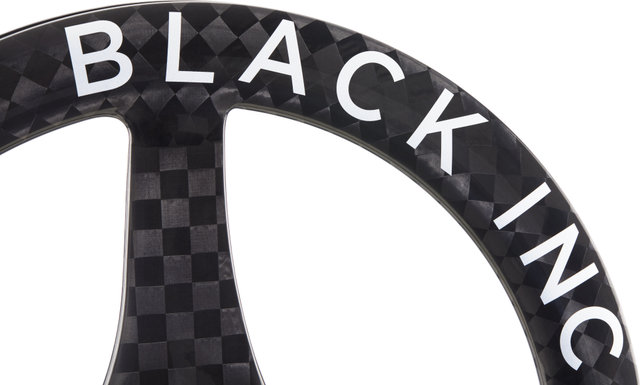 Black Inc Three Carbon 28" front wheel - black/front wheel only/28"/100 mm