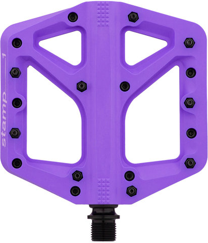 crankbrothers Pedales de plataforma Stamp 1 LE - purple/large