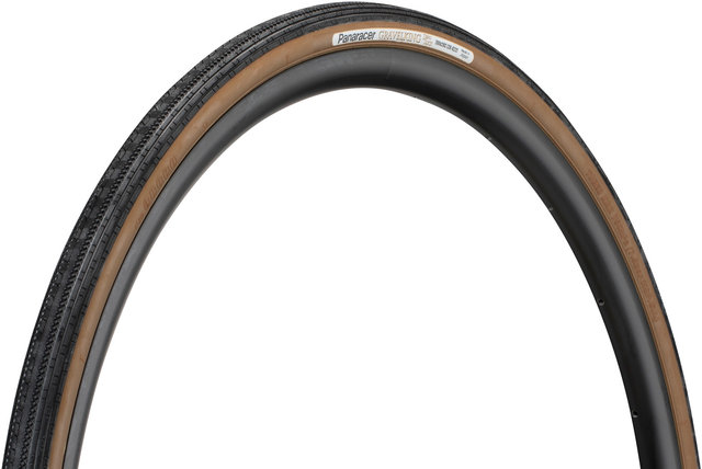 Panaracer Cubierta plegable Gravelking Semi Slick 28" - black-brown/28-622 (700x28C)