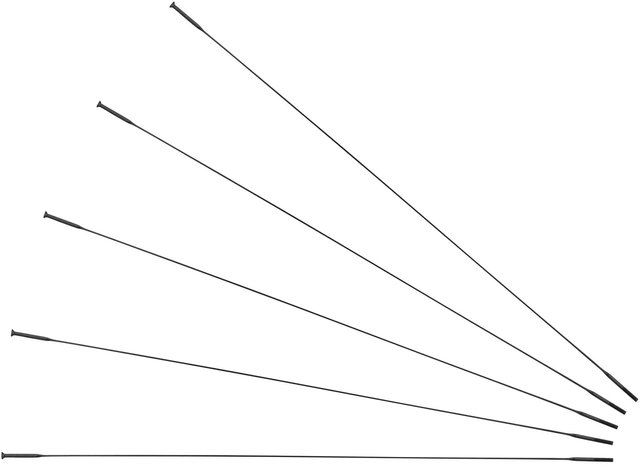 Sapim CX-Ray Straightpull Speichen + Nippel - 5 Stück - schwarz/304 mm