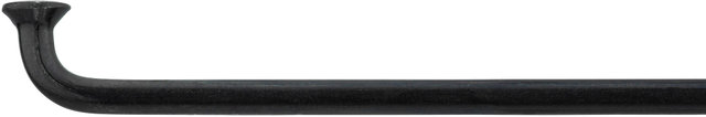 Leader J-Bend Speichen + Nippel - 5 Stück - schwarz/298 mm